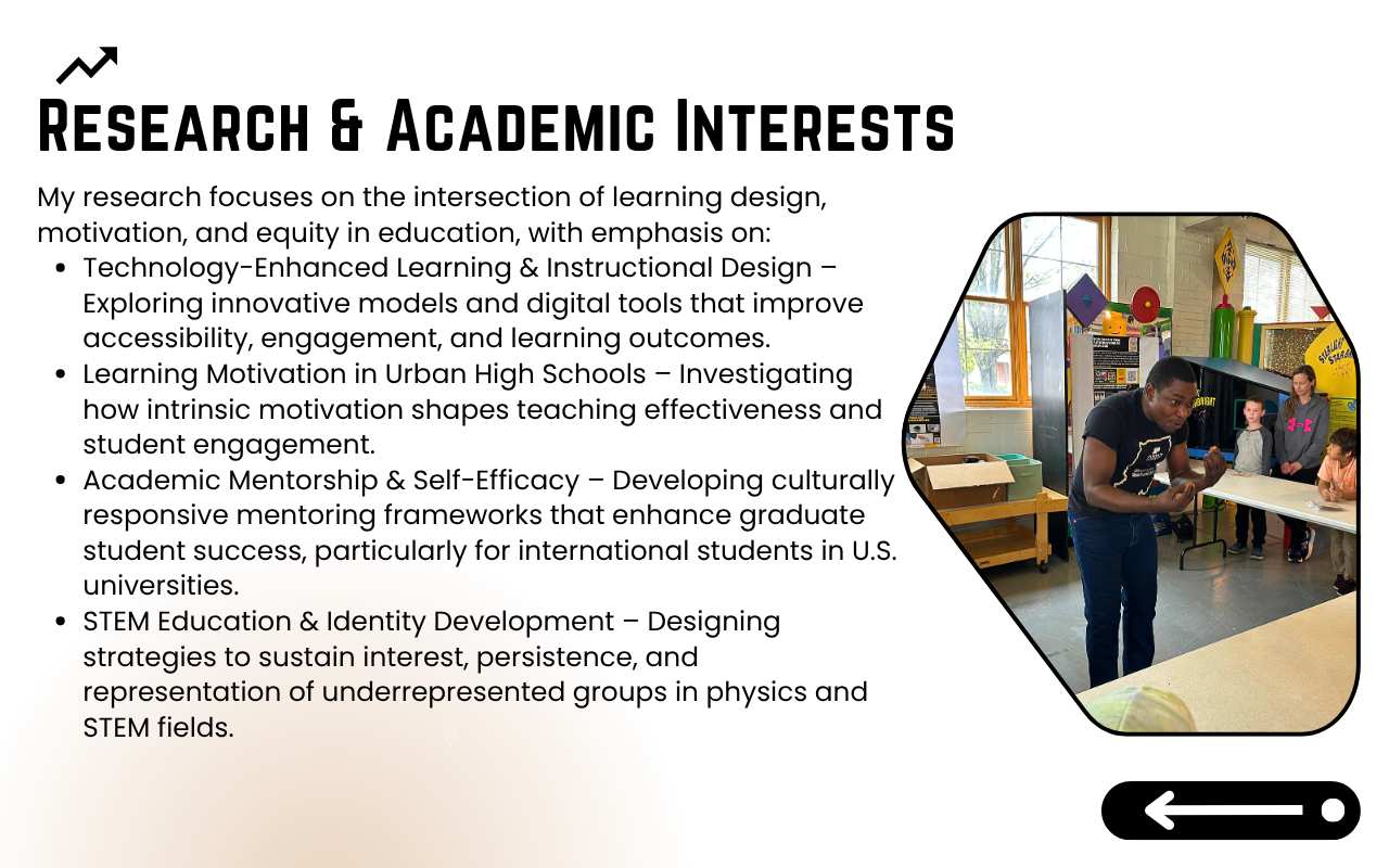 Research and academic interests